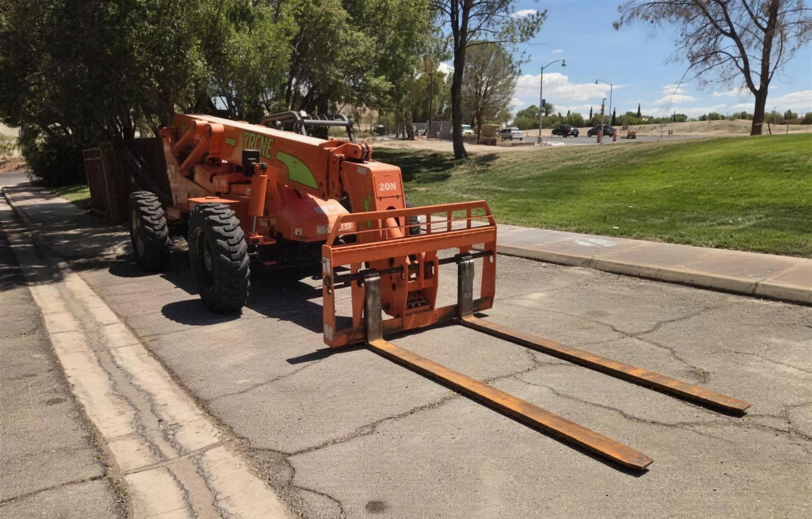 2003 Xtreme XRM1045 FORKLIFT VARIABLE REACH 10000# 40-49' photo 5