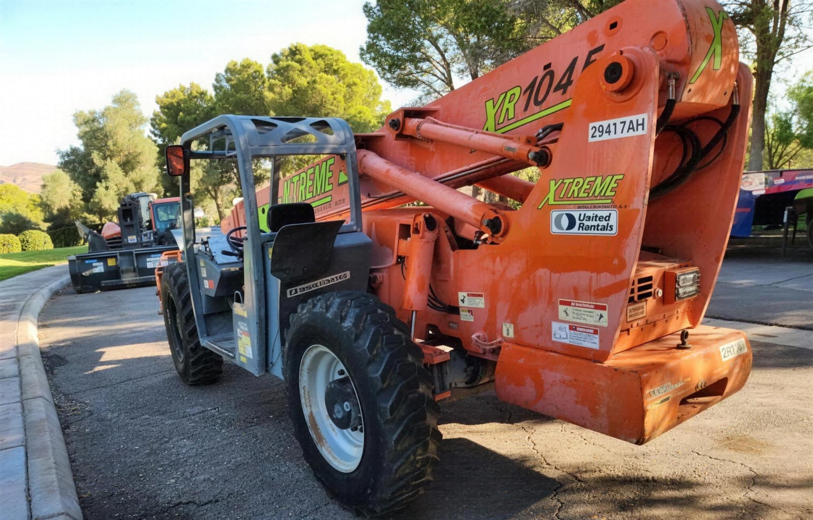 2003 Xtreme XRM1045 FORKLIFT VARIABLE REACH 10000# 40-49' photo 10