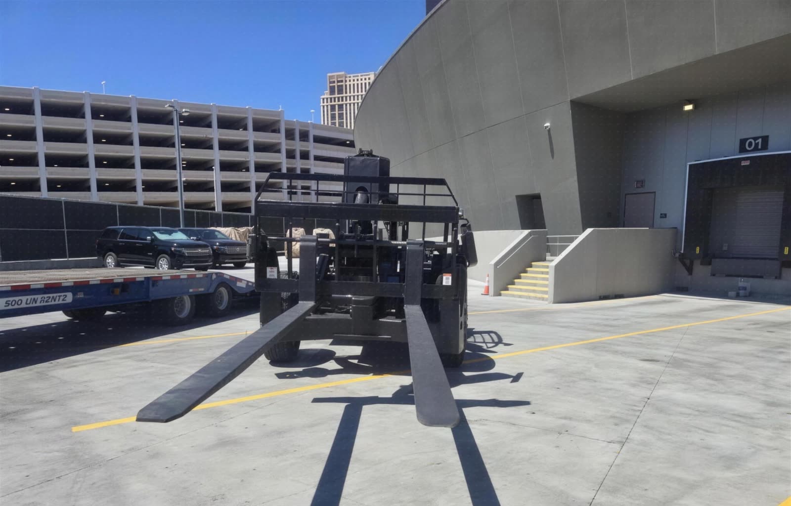2005 Xtreme XRM1245 FORKLIFT VARIABLE REACH 12000# 40-49' photo 2