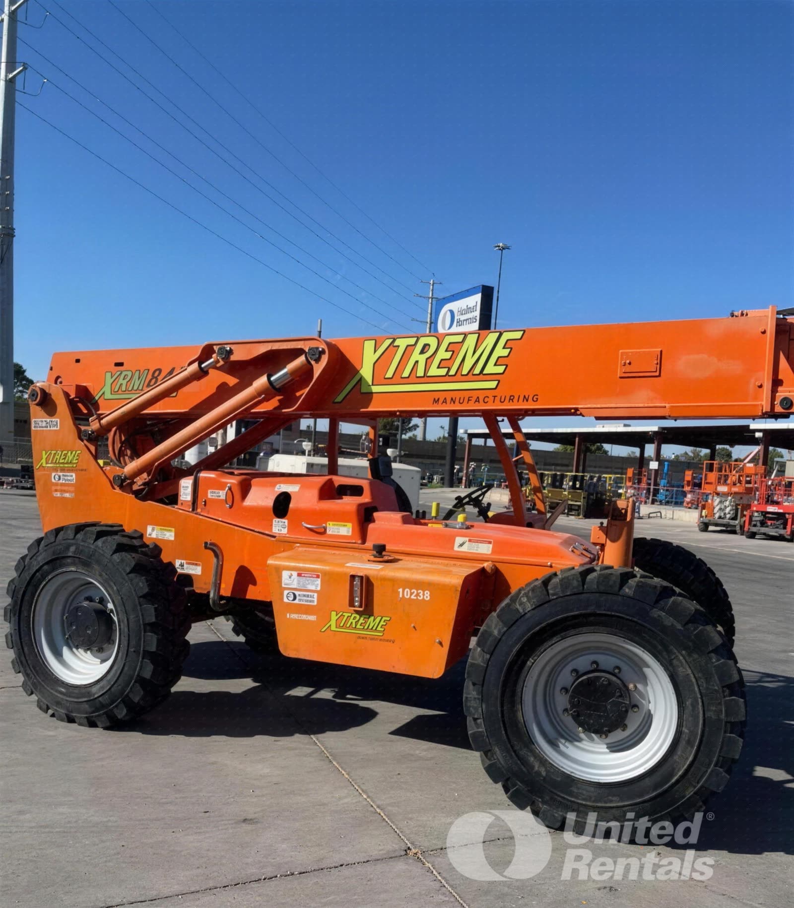 2006 Xtreme XRM842 FORKLIFT VARIABLE REACH 8000# 40-49' photo 3