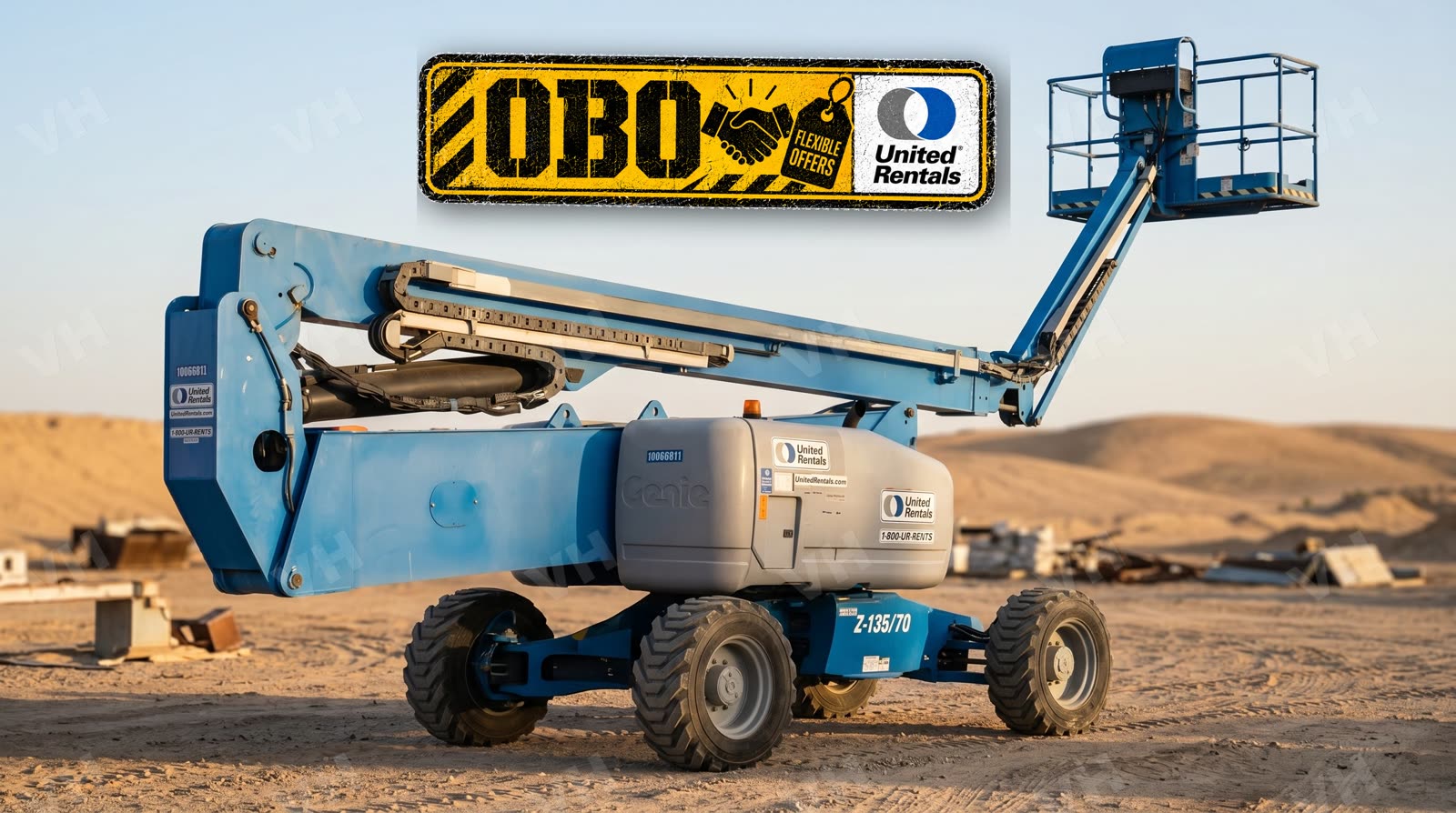 2012 Genie Z-135/70 BOOM 135' ARTICULATING IC 4WD