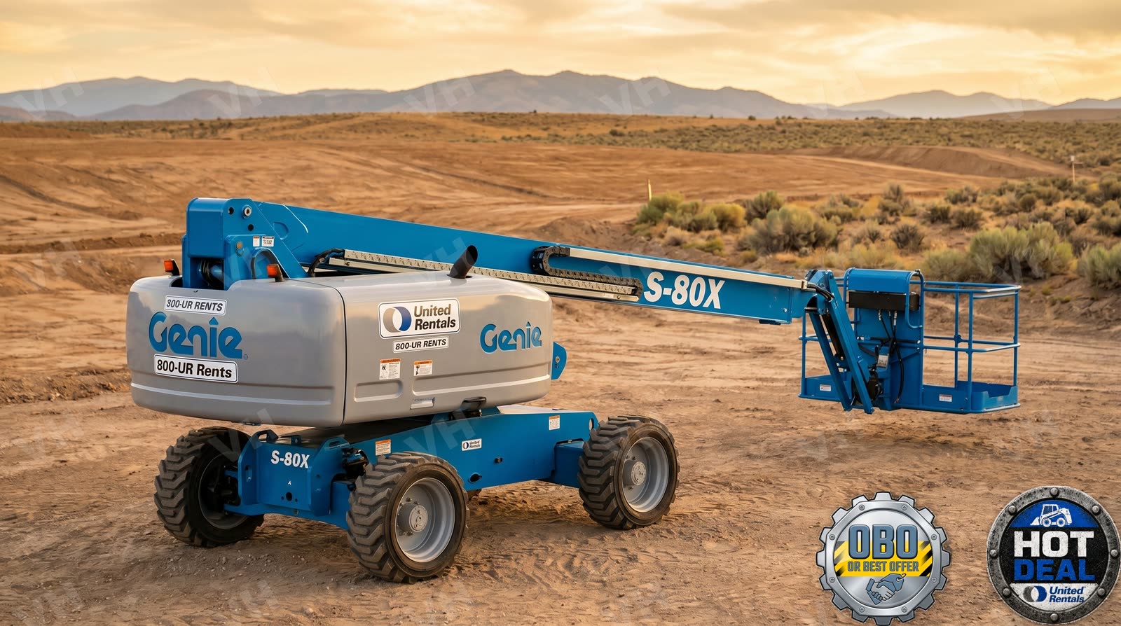 2014 Genie S-80X BOOM 76-80' TELESCOPIC