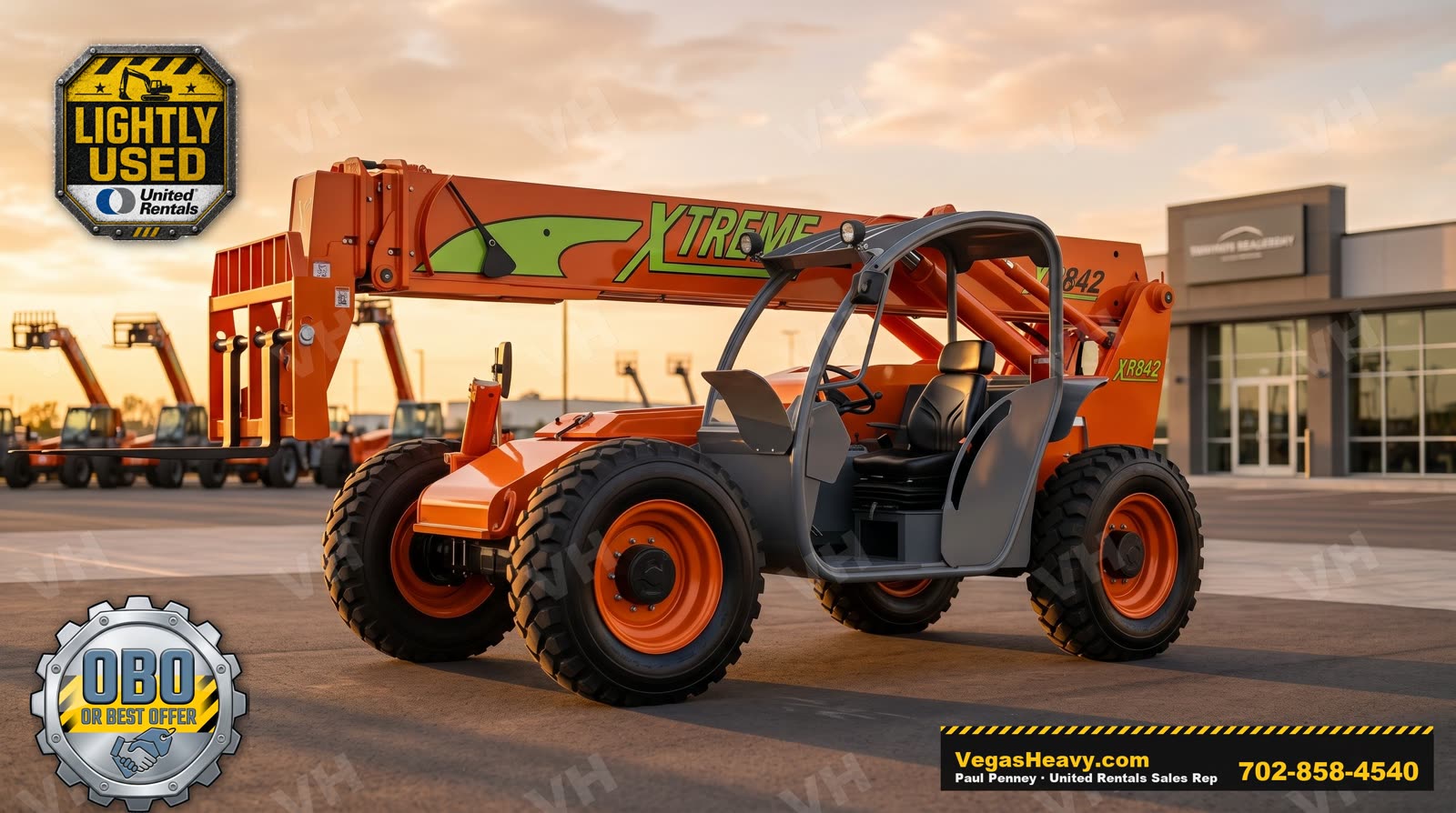 2016 Xtreme XR842 FORKLIFT VARIABLE REACH 8000# 40-49'