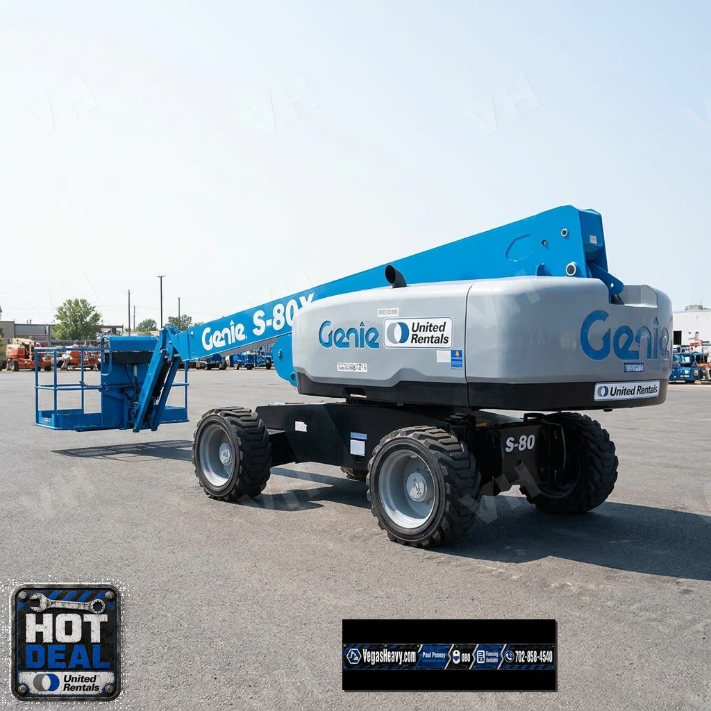 2017 Genie S-80 X BOOM 76-80' TELESCOPIC