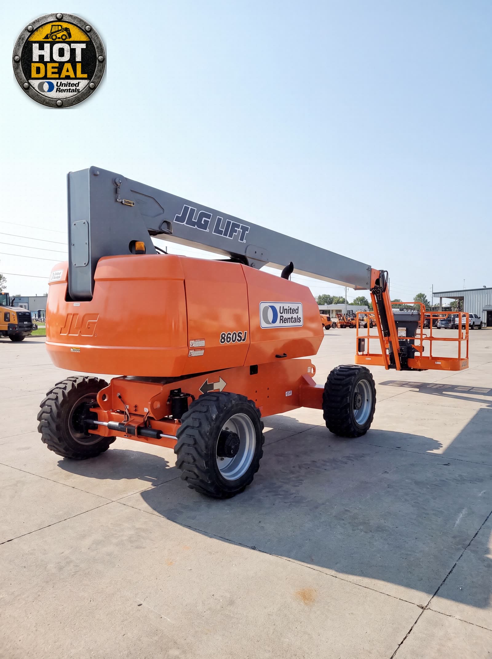 2017 JLG 860SJ BOOM 84-86' TELESCOPIC 4WD