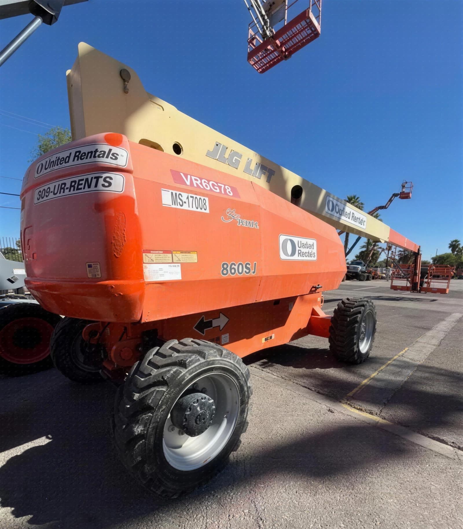 2017 JLG 860SJ BOOM 84-86' TELESCOPIC 4WD photo 3