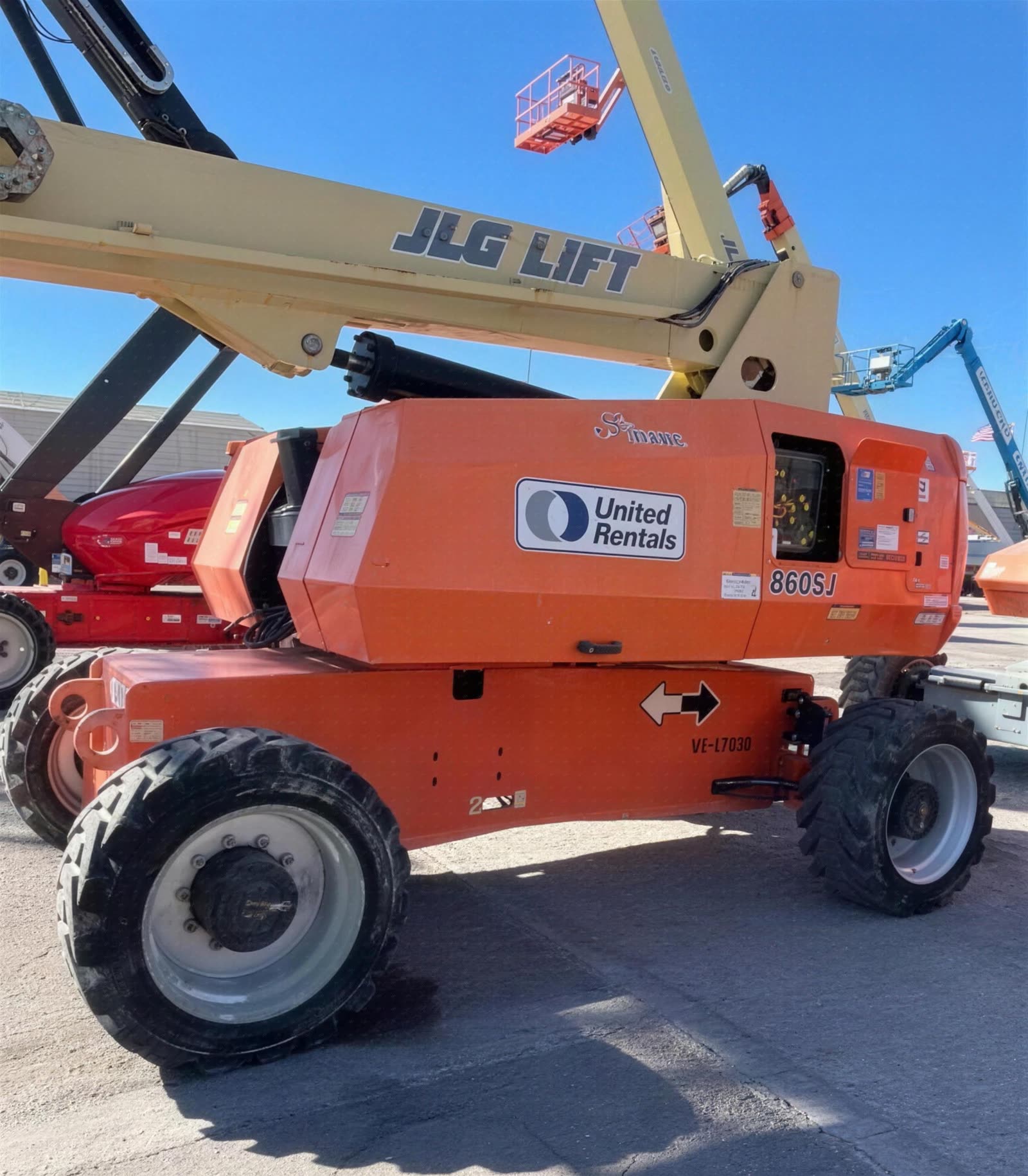 2017 JLG 860SJ BOOM 84-86' TELESCOPIC 4WD photo 4
