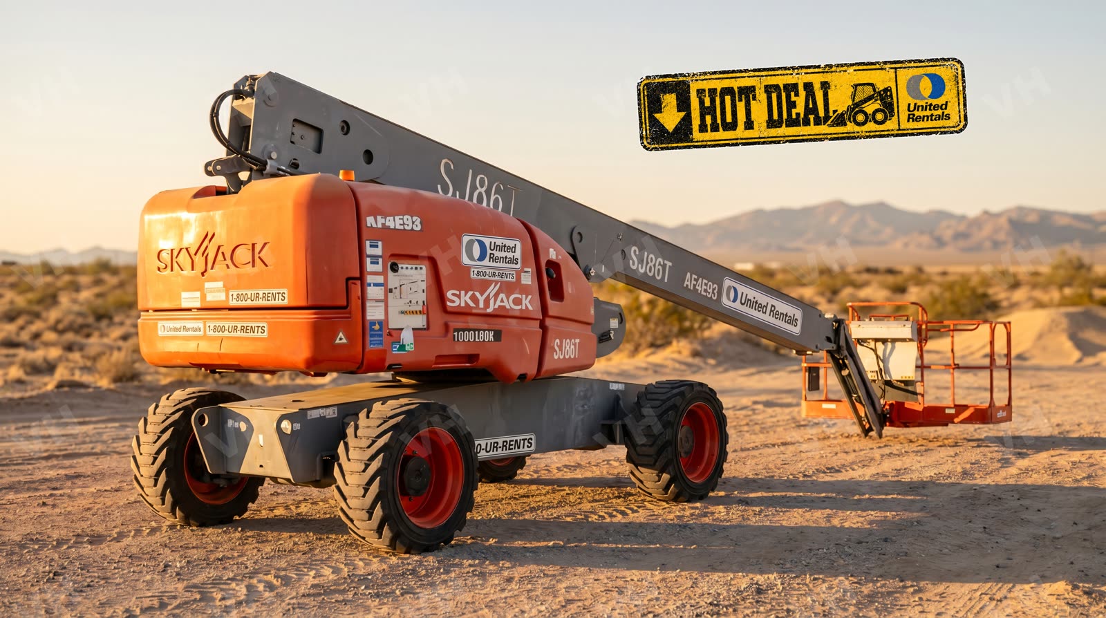 2017 Skyjack SJ86T BOOM 84-86' TELESCOPIC 4WD