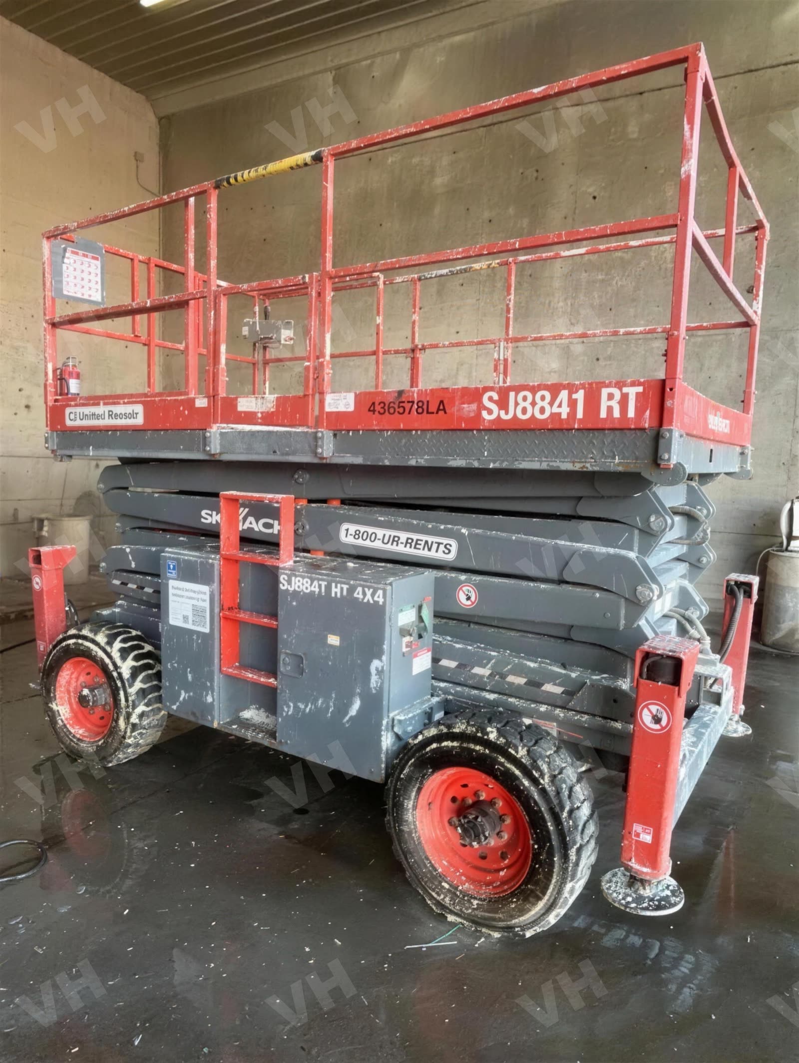 2017 Skyjack SJ8841RT SCISSOR LIFT 36-49' IC 4WD photo 2