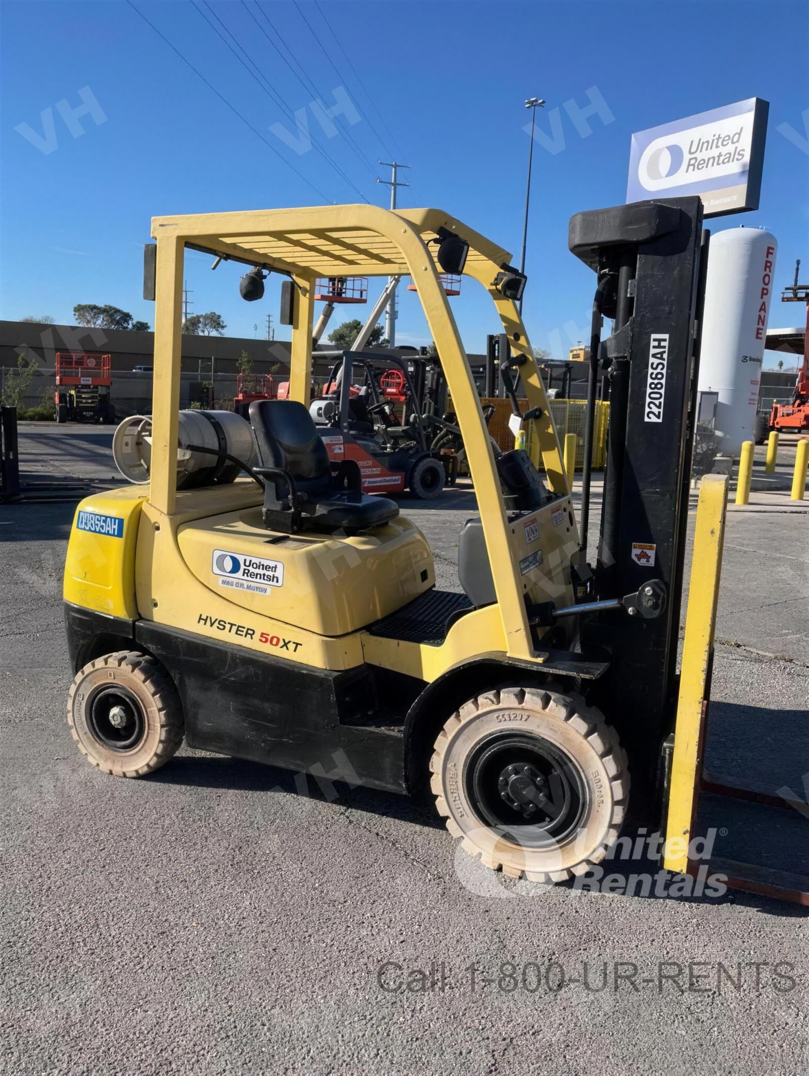 2018 Hyster H50XT FORKLIFT WHSE 5000# LP ONLY photo 3