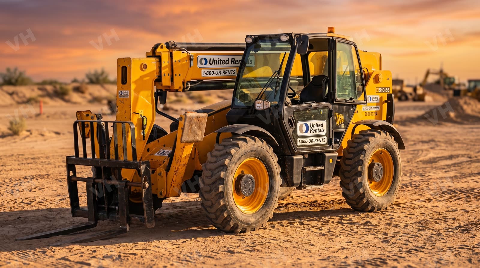 2018 JCB 510-56 Forklift Variable Reach 10000# 50'-62'