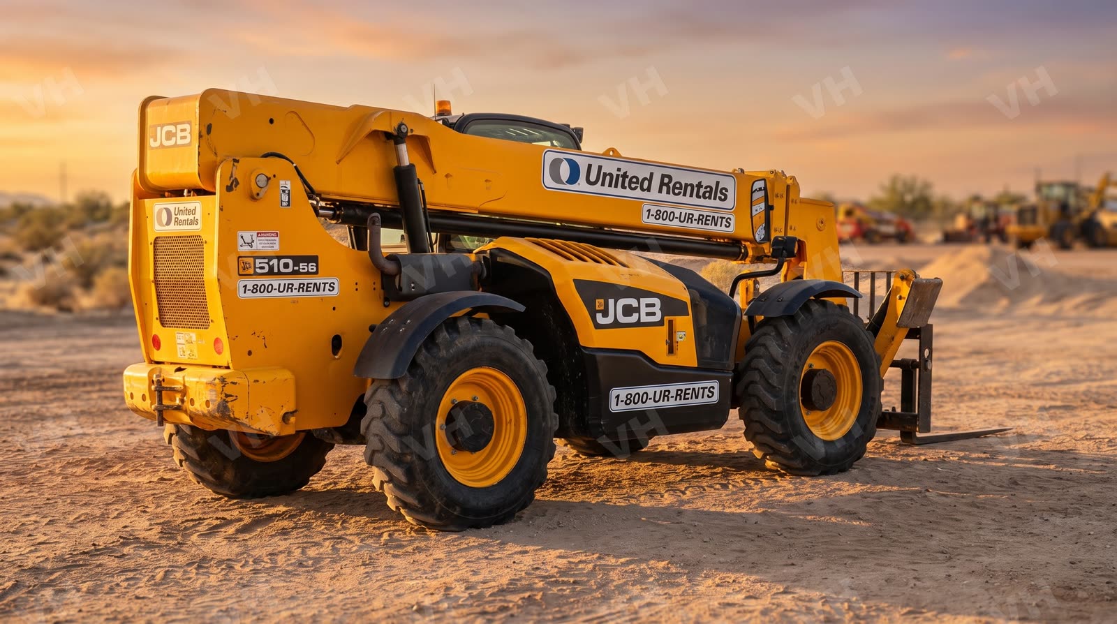 2018 JCB 510-56 Forklift Variable Reach 10000# 50'-62'