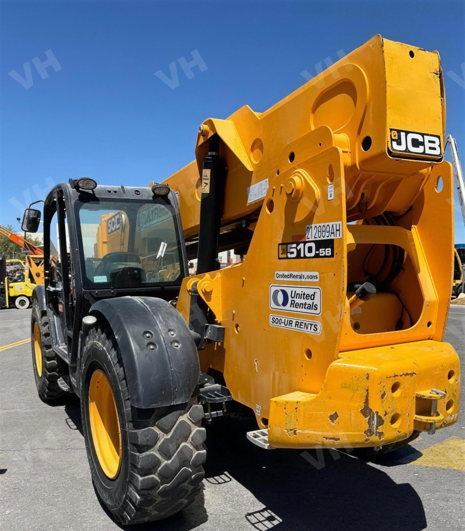 2018 JCB 510-56 FORKLIFT VARIABLE REACH 10000# 50'-62' photo 3
