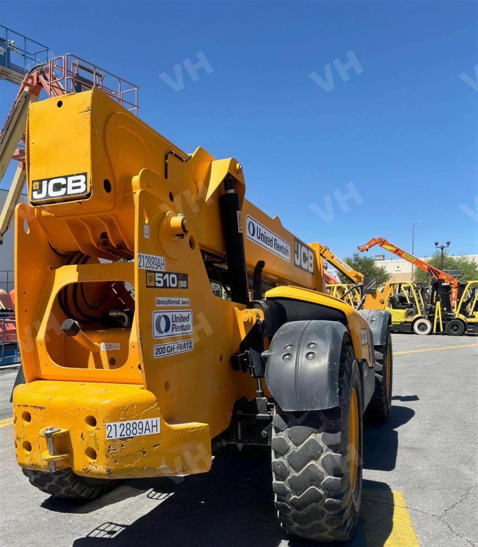 2018 JCB 510-56 FORKLIFT VARIABLE REACH 10000# 50'-62' photo 4