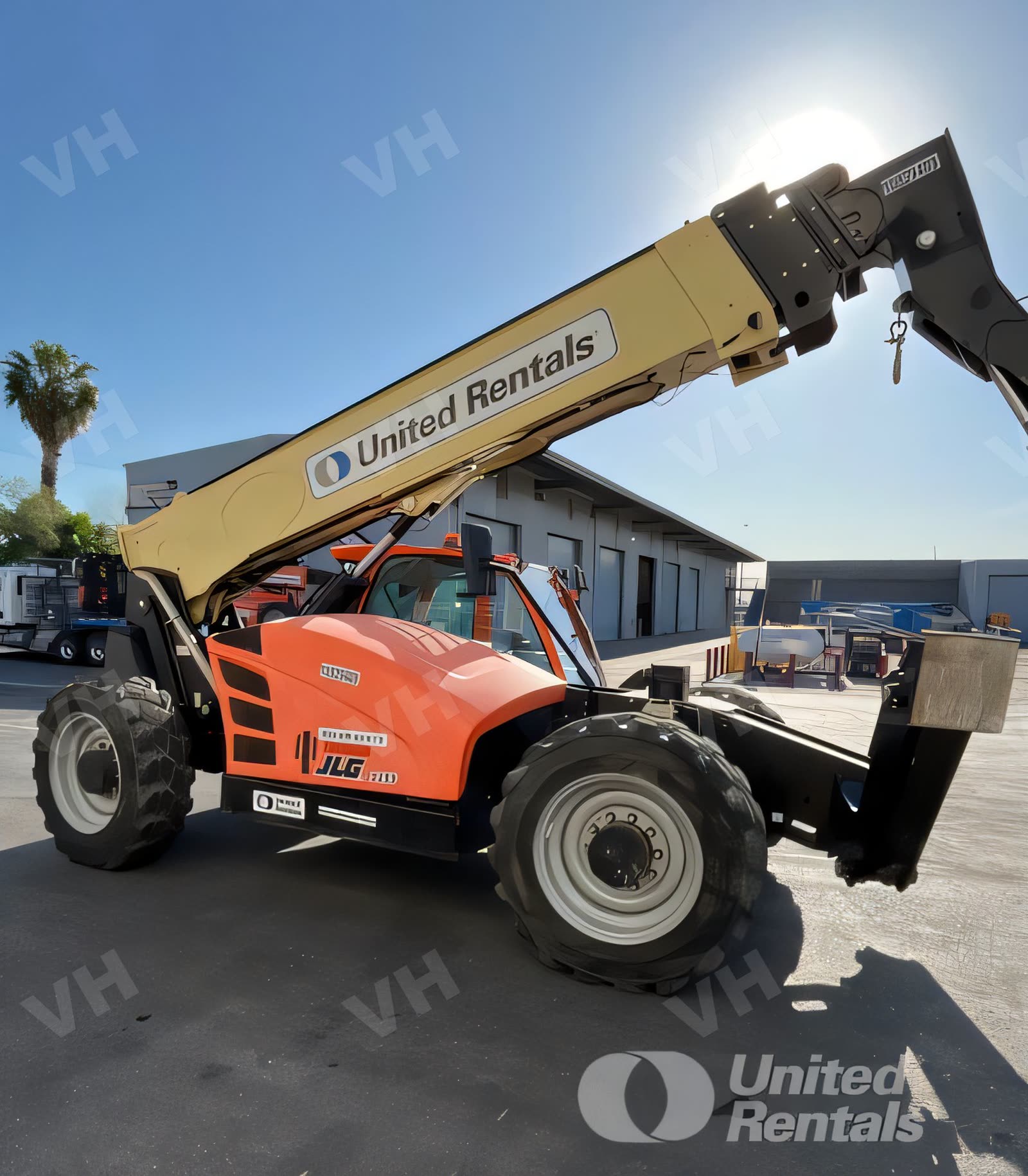 2018 JLG 1255 FORKLIFT VARIABLE REACH 12000# 53'-69' photo 3