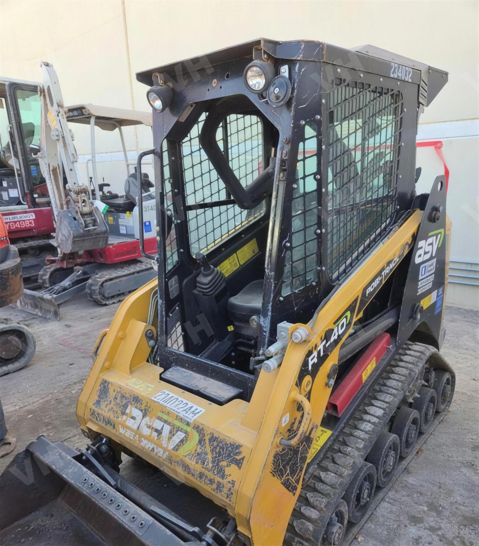 2019 ASV RT40 SKID STEER TRACK LOADER 851-1299# photo 2