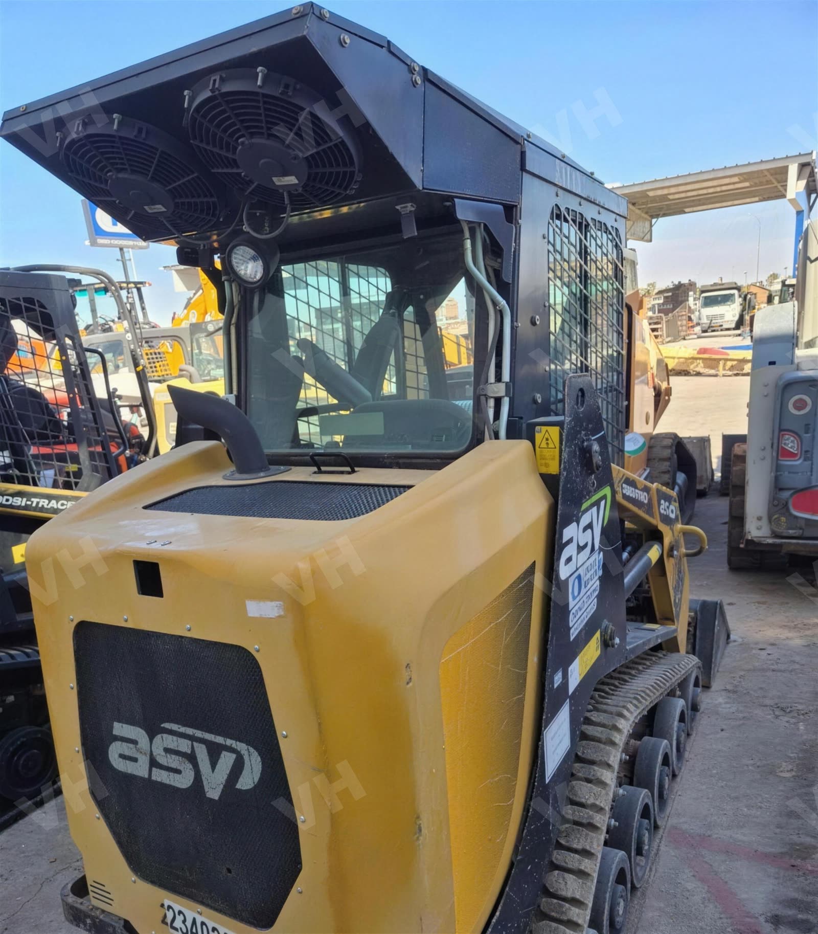 2019 ASV RT40 SKID STEER TRACK LOADER 851-1299# photo 4