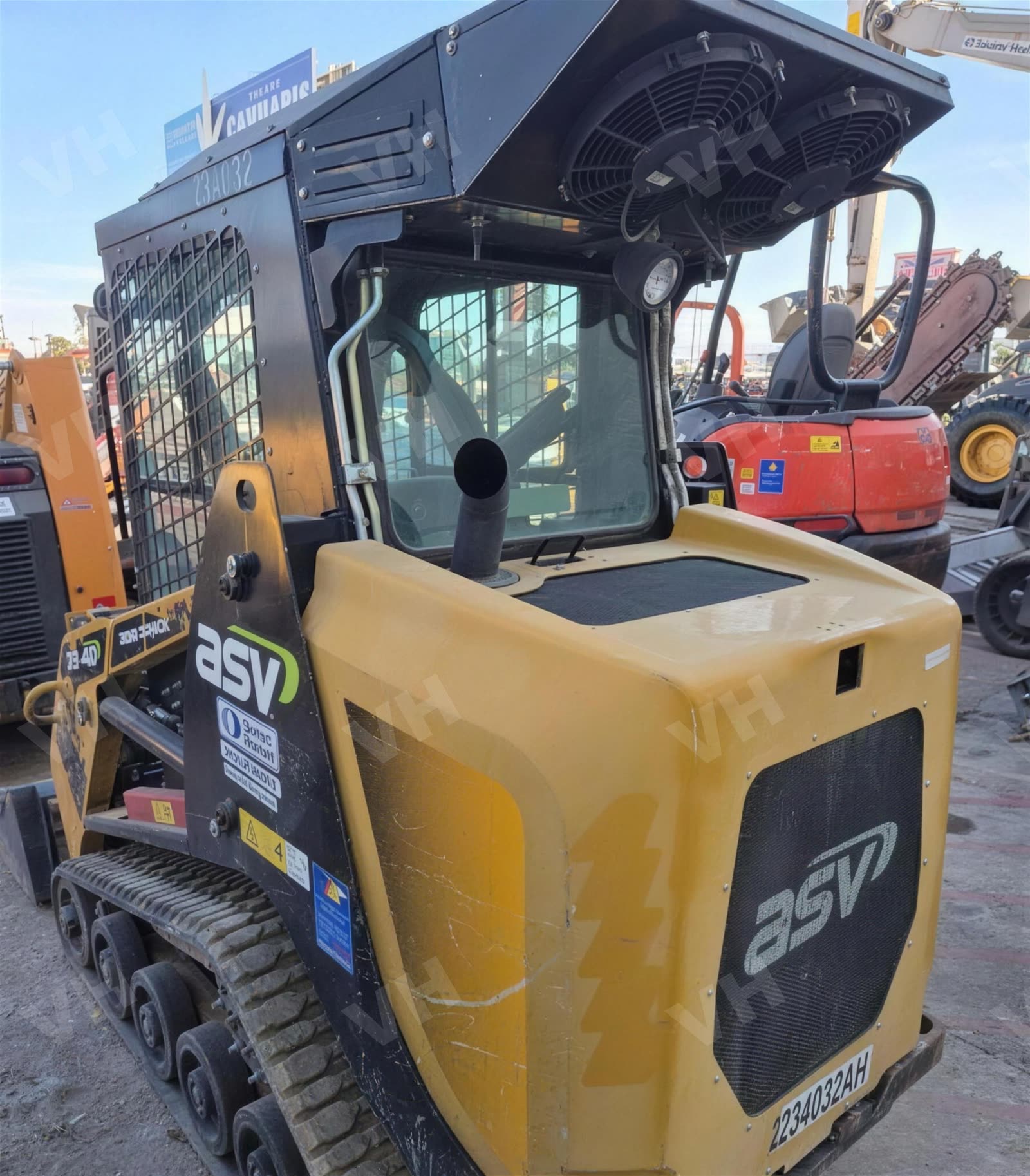 2019 ASV RT40 SKID STEER TRACK LOADER 851-1299# photo 5