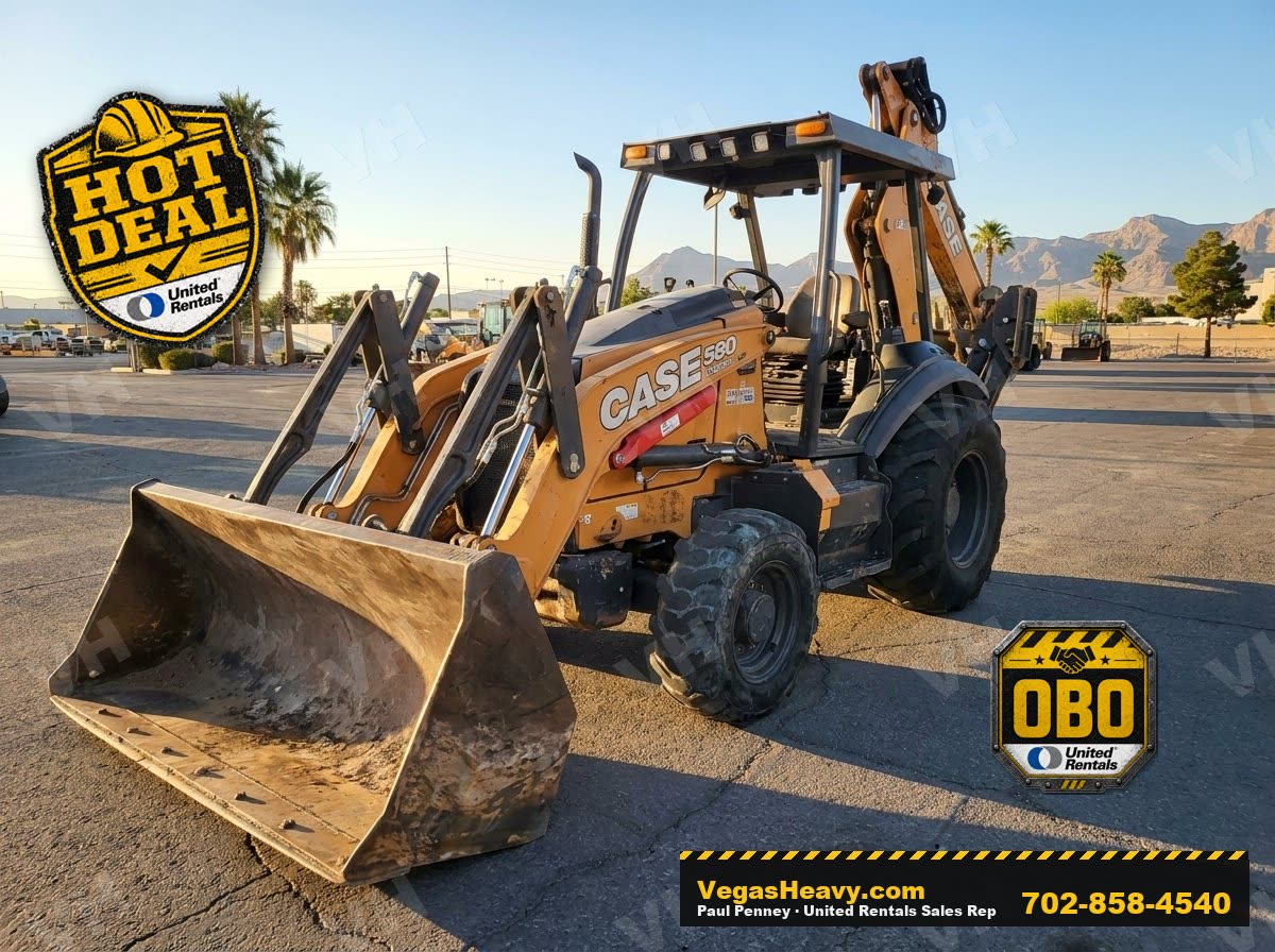 2019 Case 580SN BACKHOE/LOADER 105-120HP 4WD EXT-A-HOE