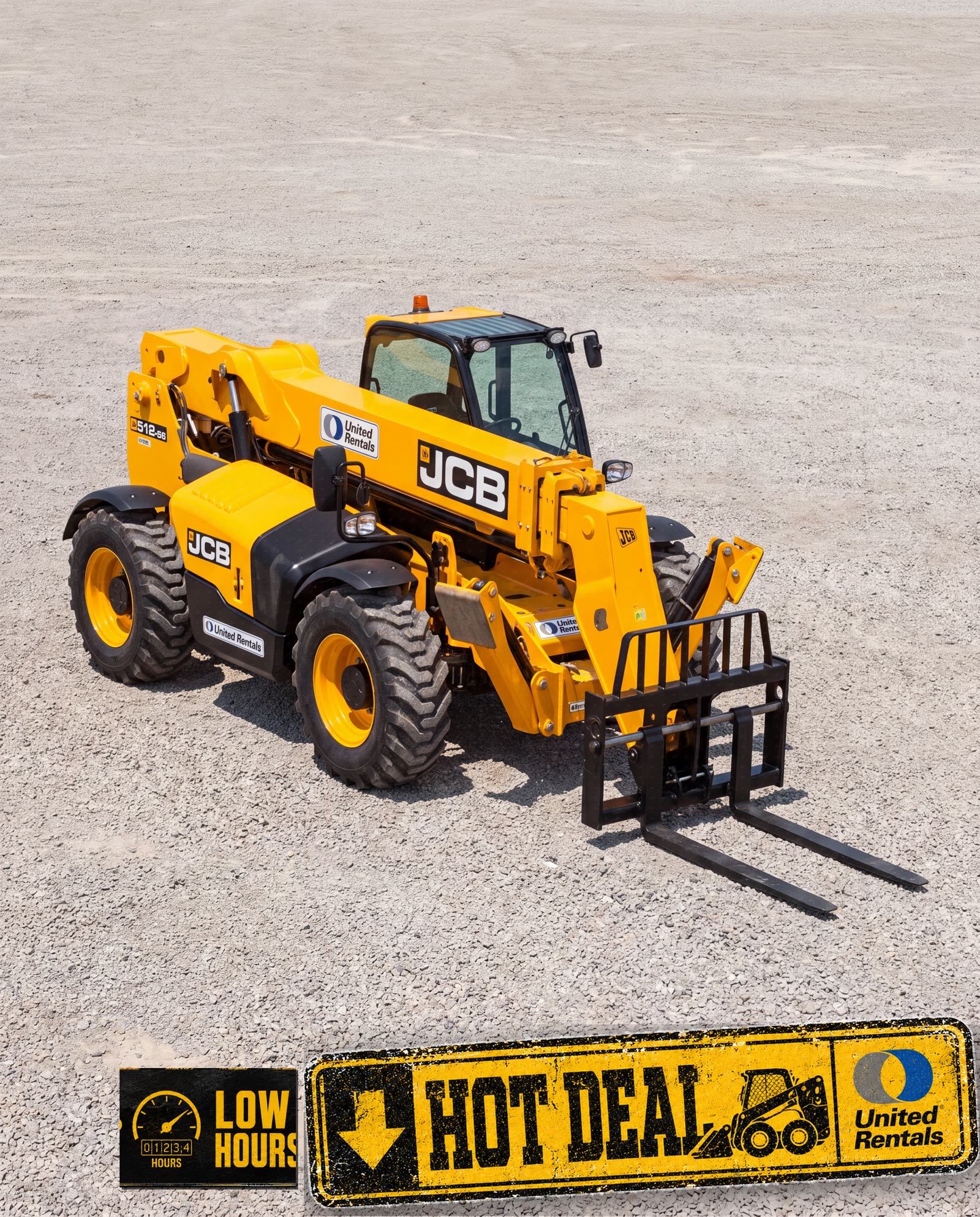 2019 JCB 512-56 FORKLIFT VARIABLE REACH 12000# 53'-69'
