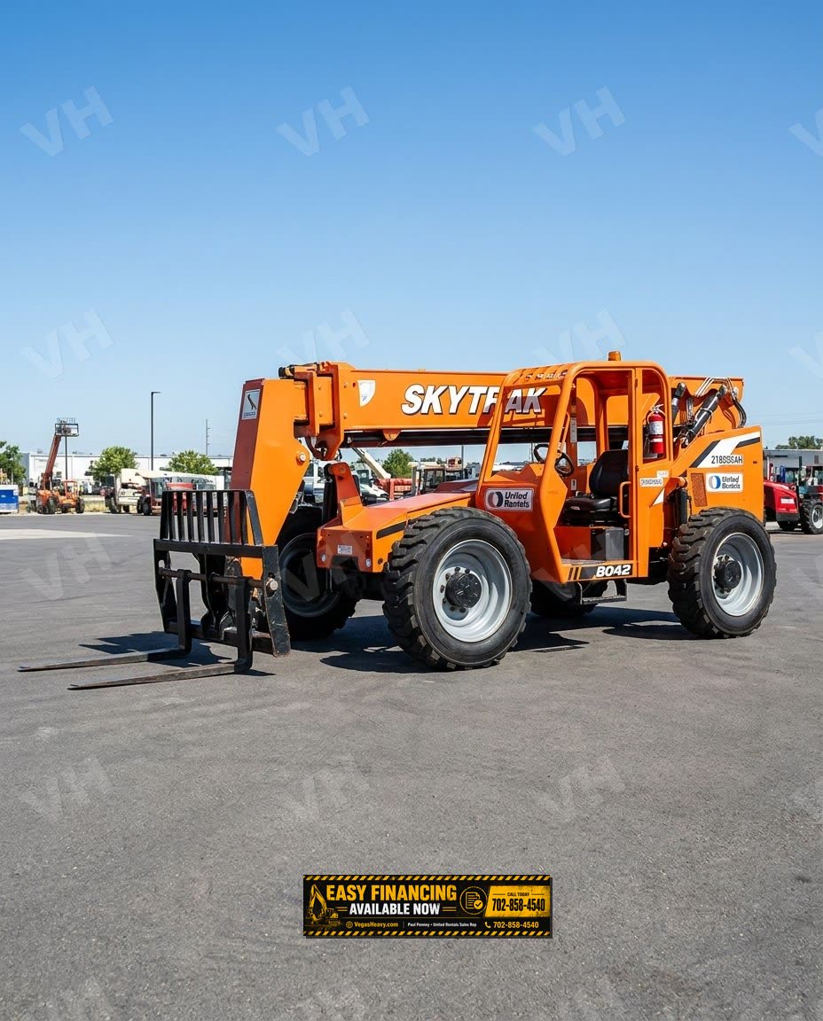 2019 SkyTrak 8042 FORKLIFT VARIABLE REACH 8000# 40-49'