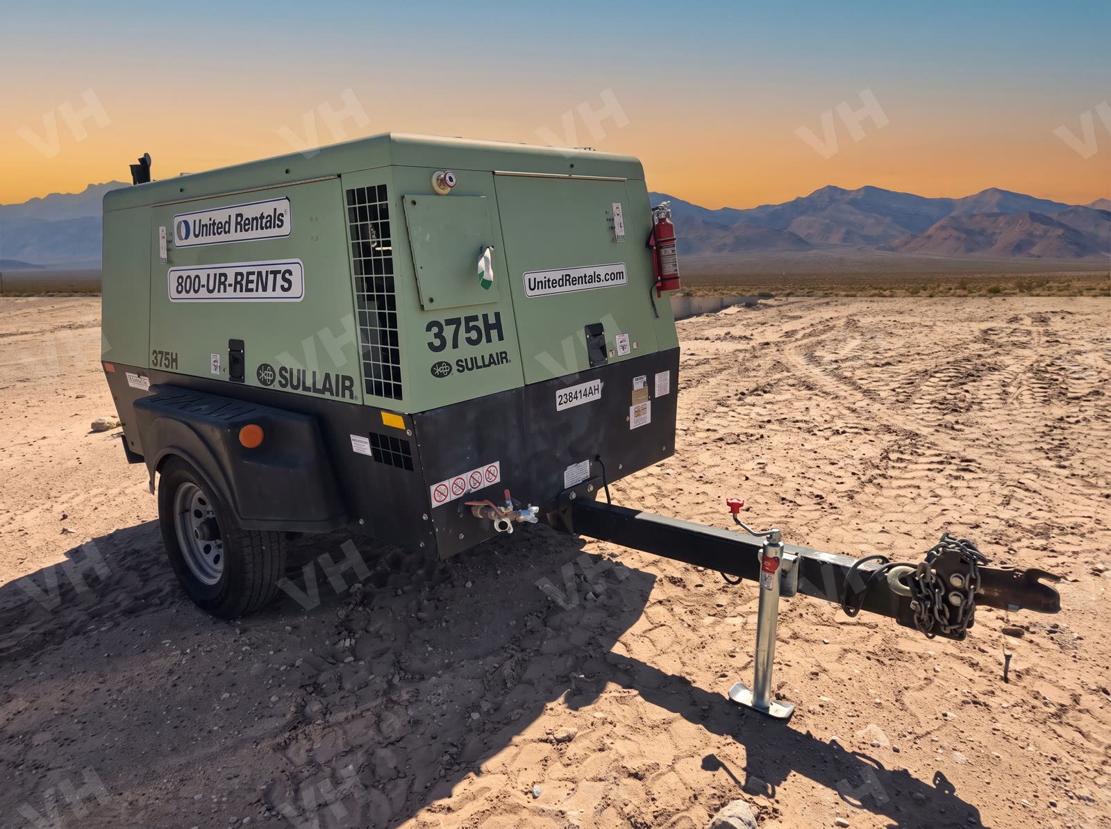 2019 SULLAIR 375H DPQ-JD3 — Compressor 350-395 Cfm Diesel