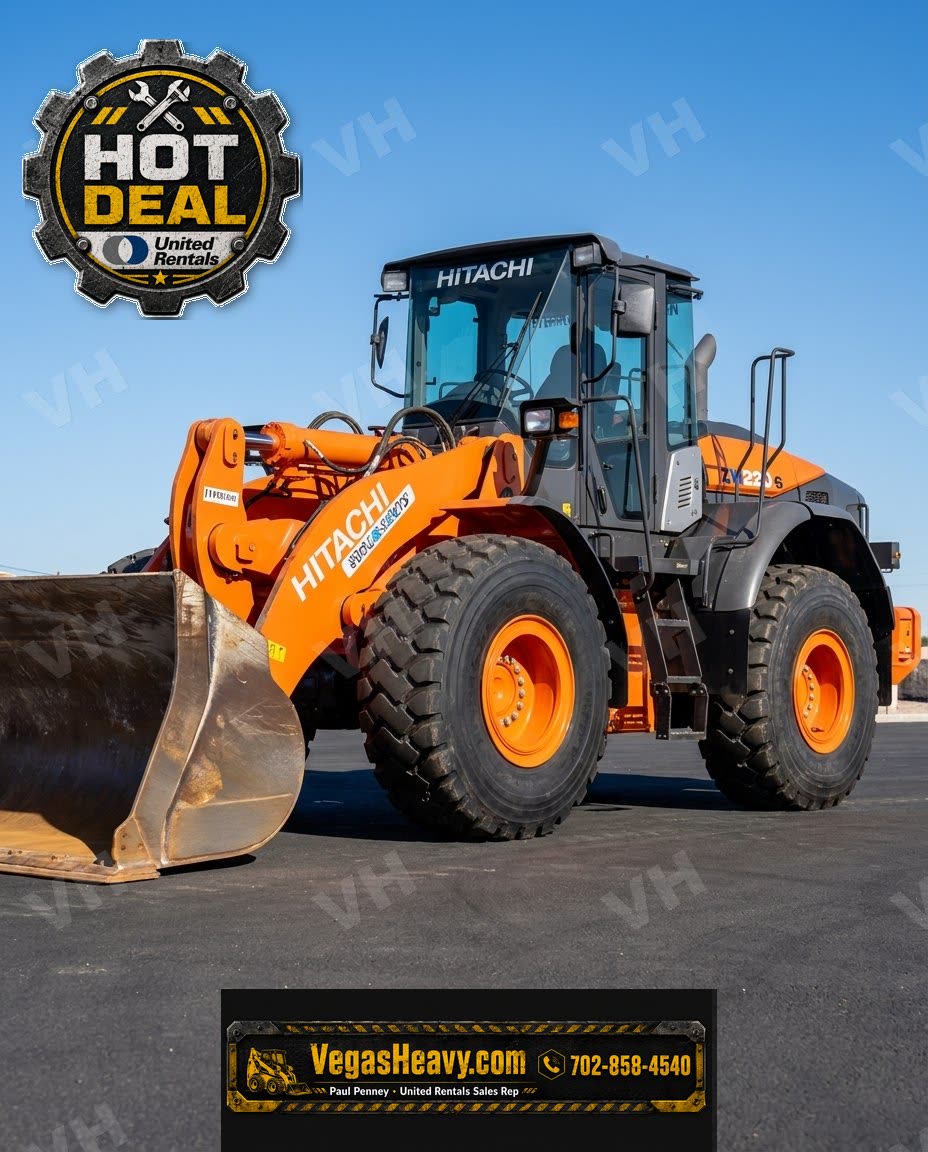 2020 HITACHI ZW220-6 LOADER WHEEL 4.0-4.9 CUBIC YARD
