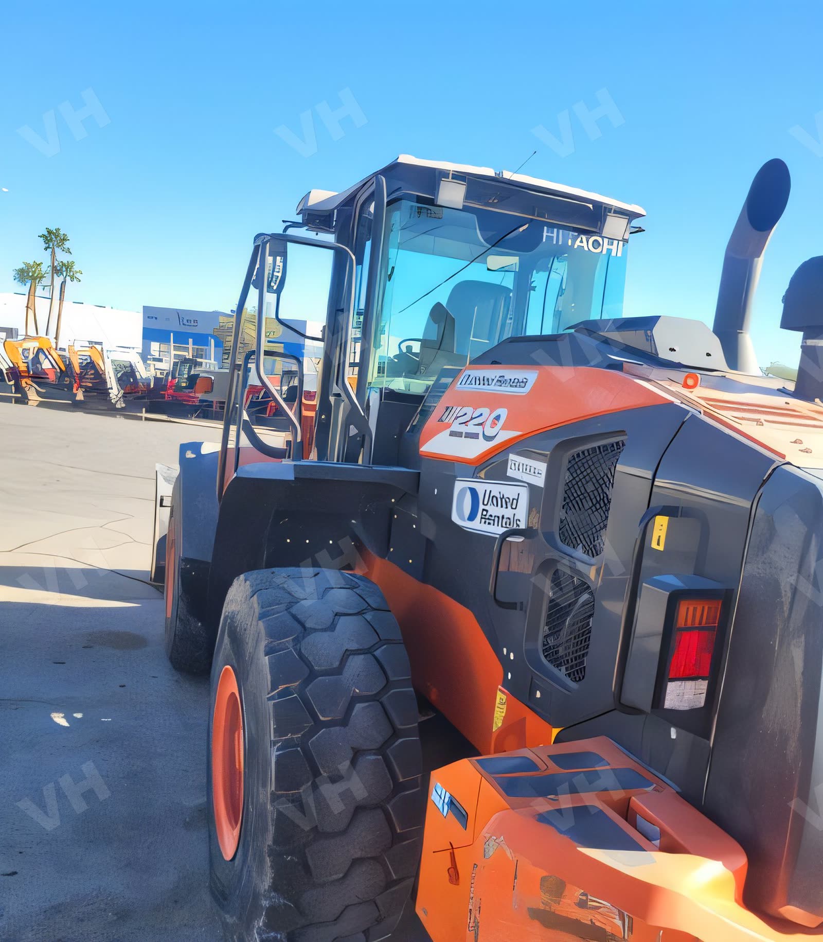 2020 HITACHI ZW220-6 LOADER WHEEL 4.0-4.9 CUBIC YARD photo 5