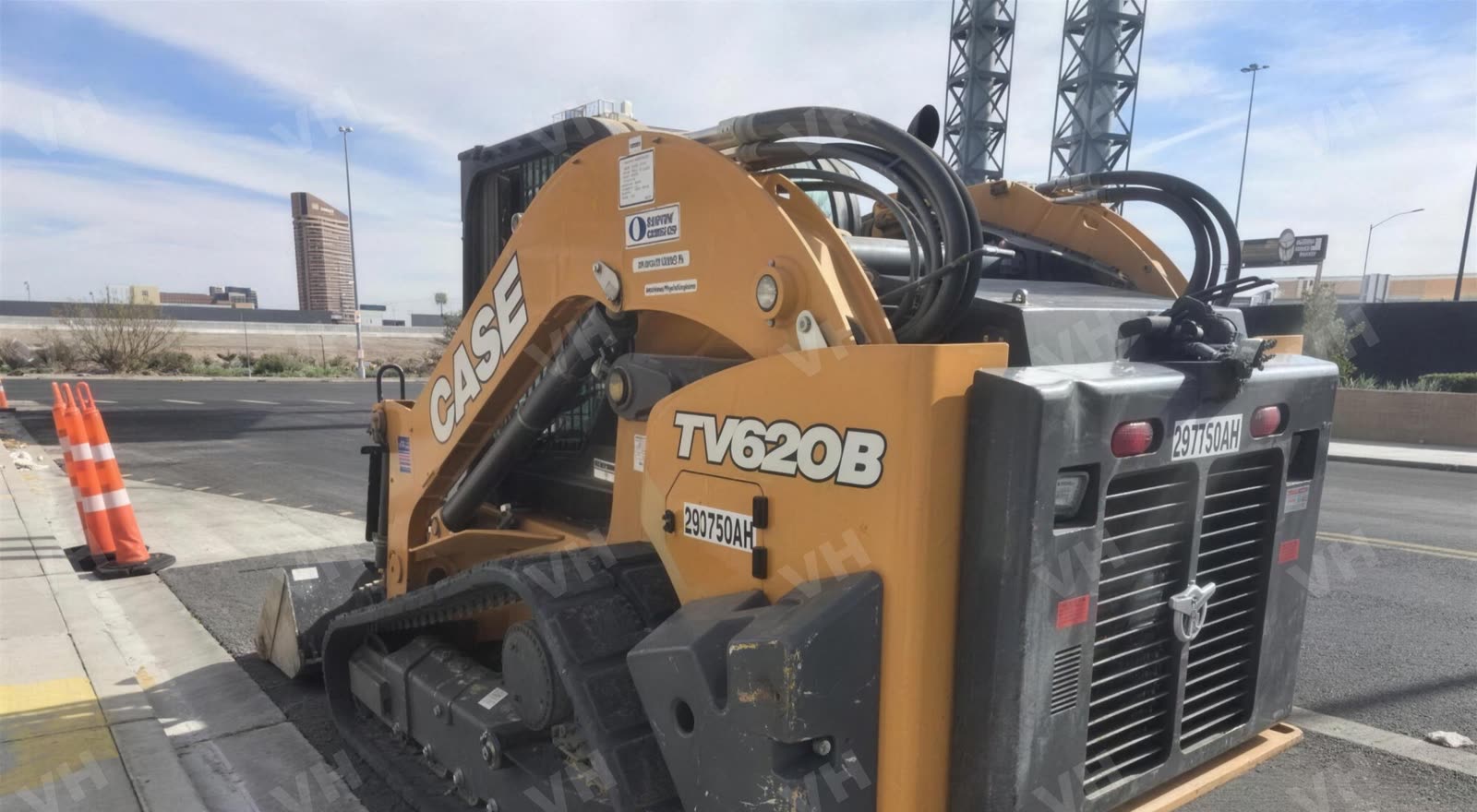 2022 Case TV620B SKID STEER TRACK LOADER 3400# + HIFLO photo 4