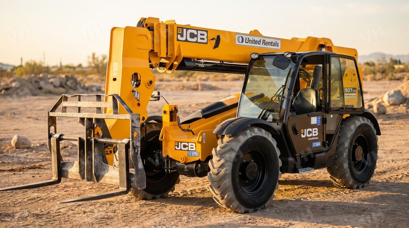 2025 JCB 507-42 FORKLIFT VARIABLE REACH 7000# 38-44'