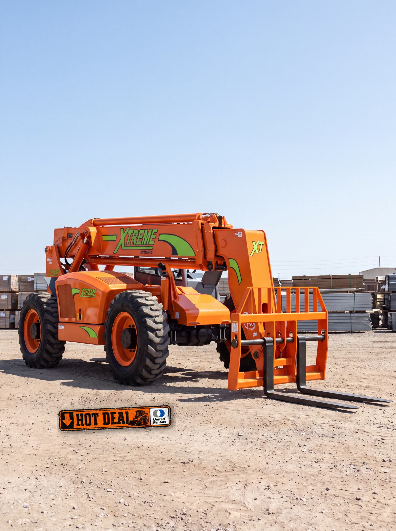 2004 Xtreme XRM1045 FORKLIFT VARIABLE REACH 10000# 40-49'