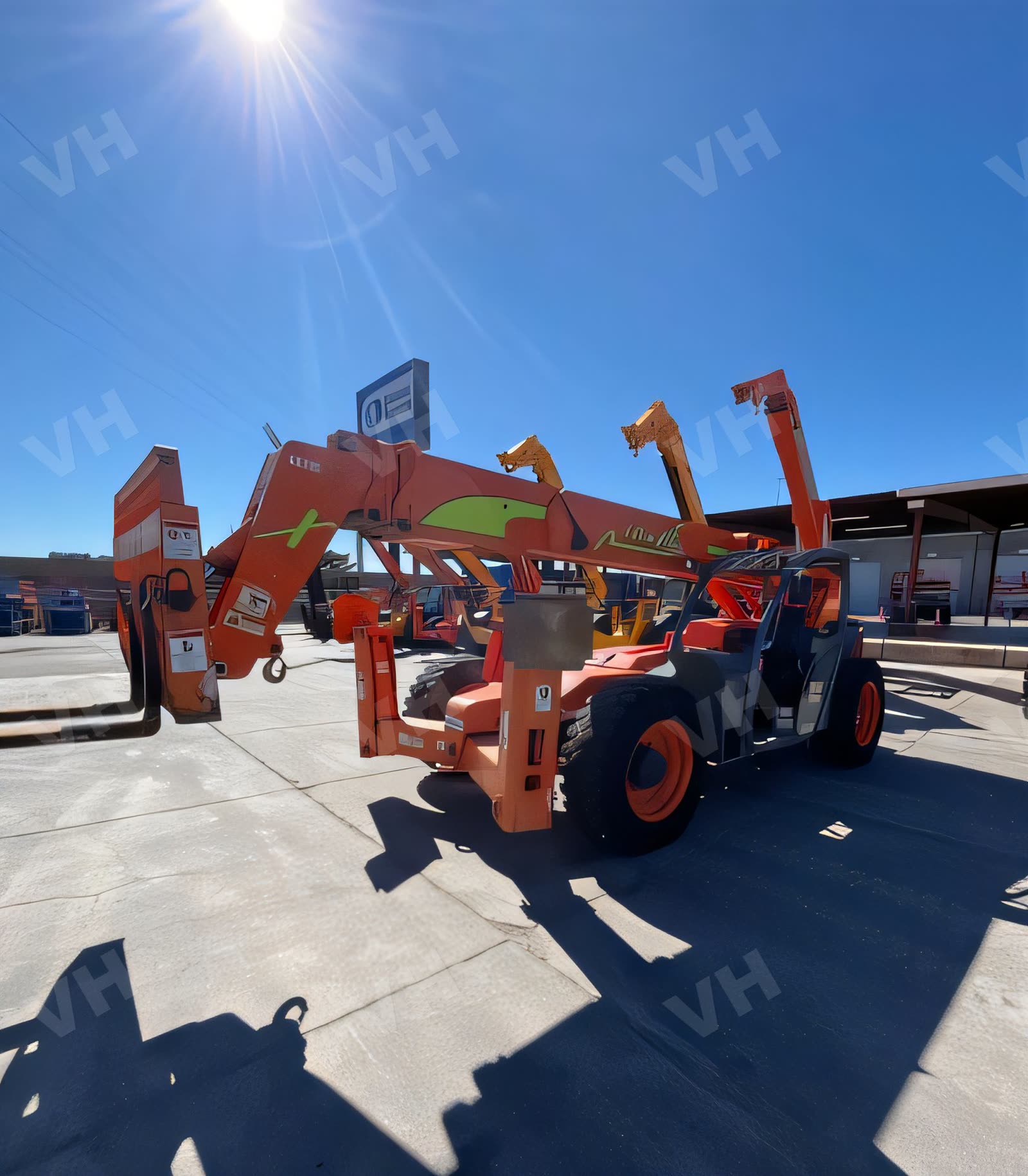 2006 Xtreme XRM1254 FORKLIFT VARIABLE REACH 12000# 53'-69' photo 4