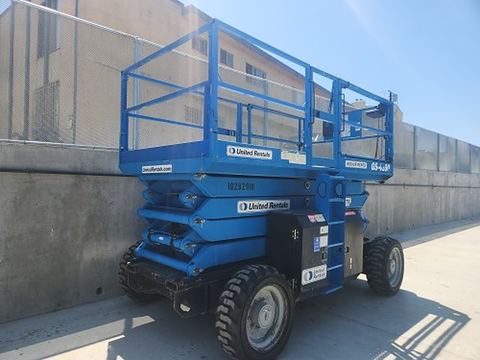 2014 GENIE GS-4390 RT Scissor Lift 36-49' Ic 4Wd