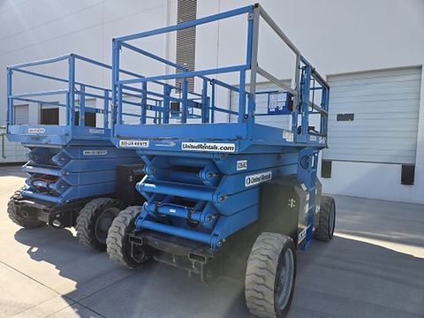 2014 GENIE GS-4390 RT Scissor Lift 36-49' Ic 4Wd