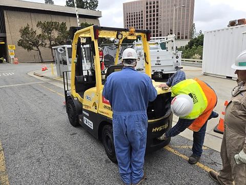 2014 HYSTER H80FT Forklift Whse 8000# Pneumatic