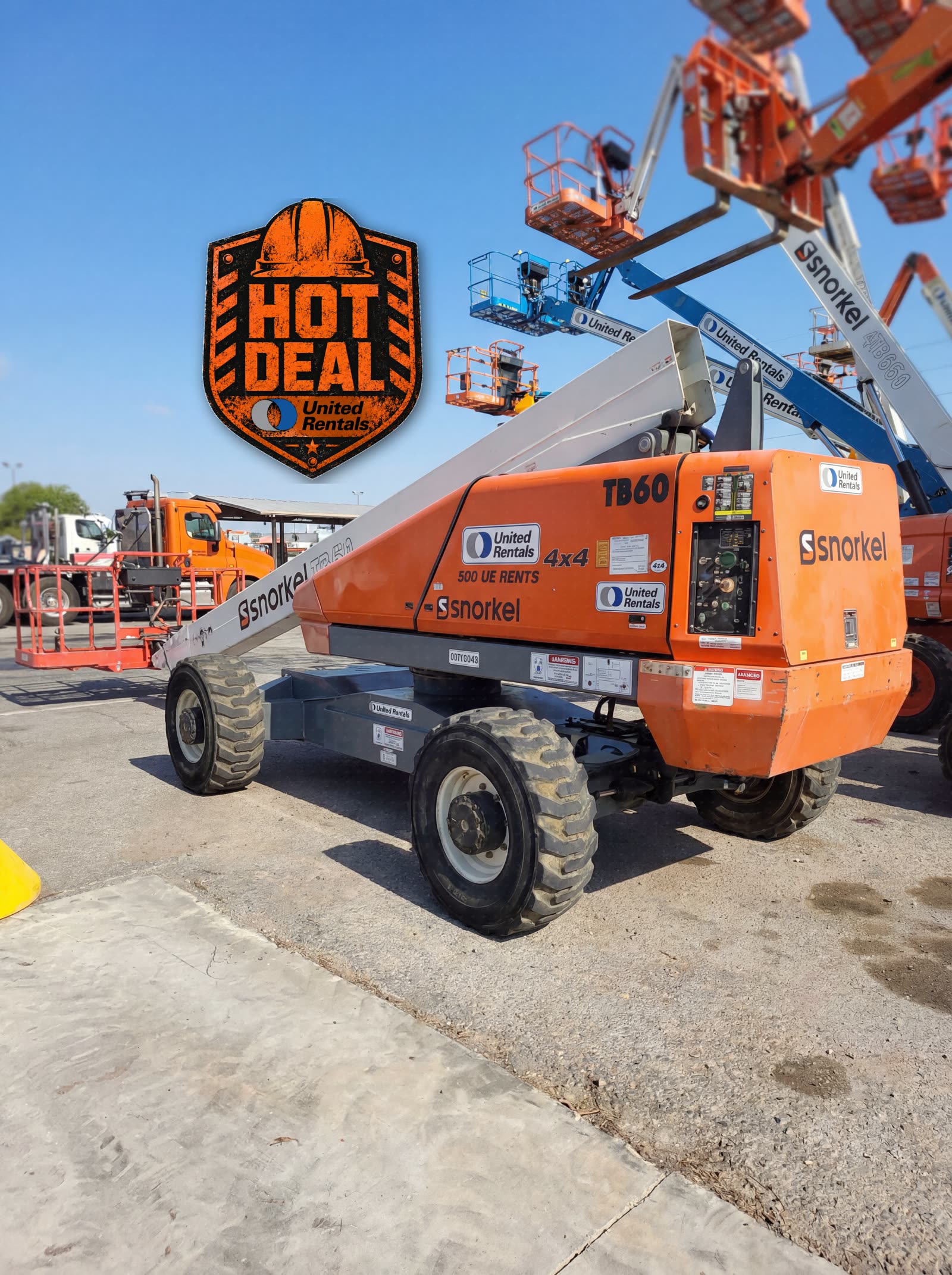 2015 SNORKEL TB60 BOOM 60-64' TELESCOPIC