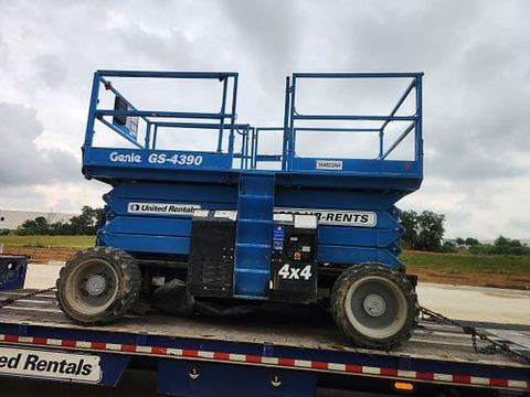 2016 GENIE GS-4390 RT Scissor Lift 36-49' Ic 4Wd