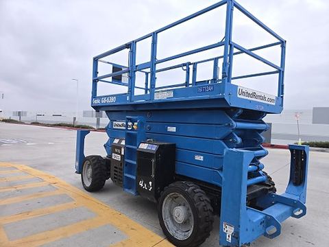 2016 GENIE GS-5390 RT Scissor Lift 50-59' Ic 4Wd