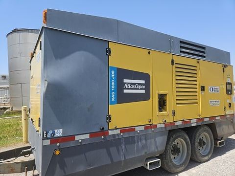 2017 ATLASCOPCO XAS1800 JD7 T4F Compressor 1600-1800 Cfm Iq