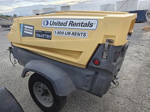 2017 ATLASCOPCO XAS185KD7 T4F Compressor 175-195 Cfm