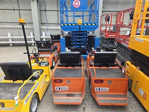 2017 COLUMBIA EX21-T-24 Industrial Electric Cart 3 Wheeled
