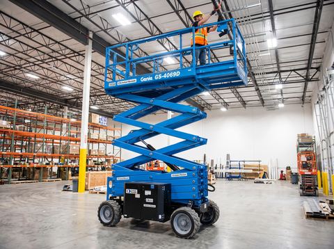 2017 GENIE GS-4069 DC Scissor Lift 39-40' Electric