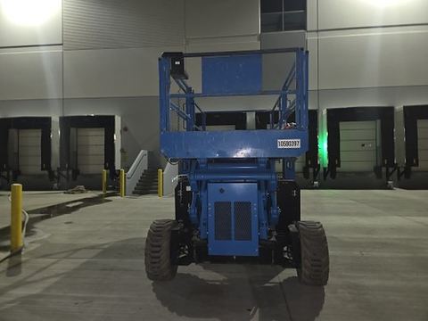 2017 GENIE GS-4390 RT Scissor Lift 36-49' Ic 4Wd