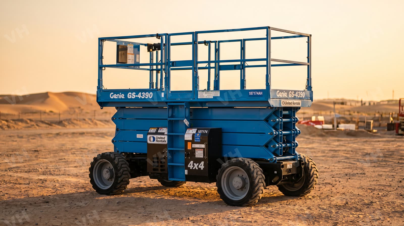2017 Genie GS-4390 RT SCISSOR LIFT 36-49' IC 4WD