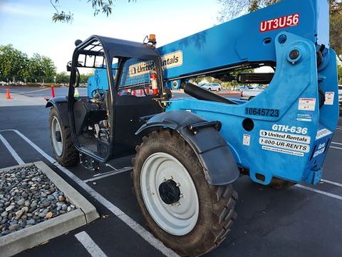 2017 GENIE GTH-636 Forklift Variable Reach 6000# 35-39'