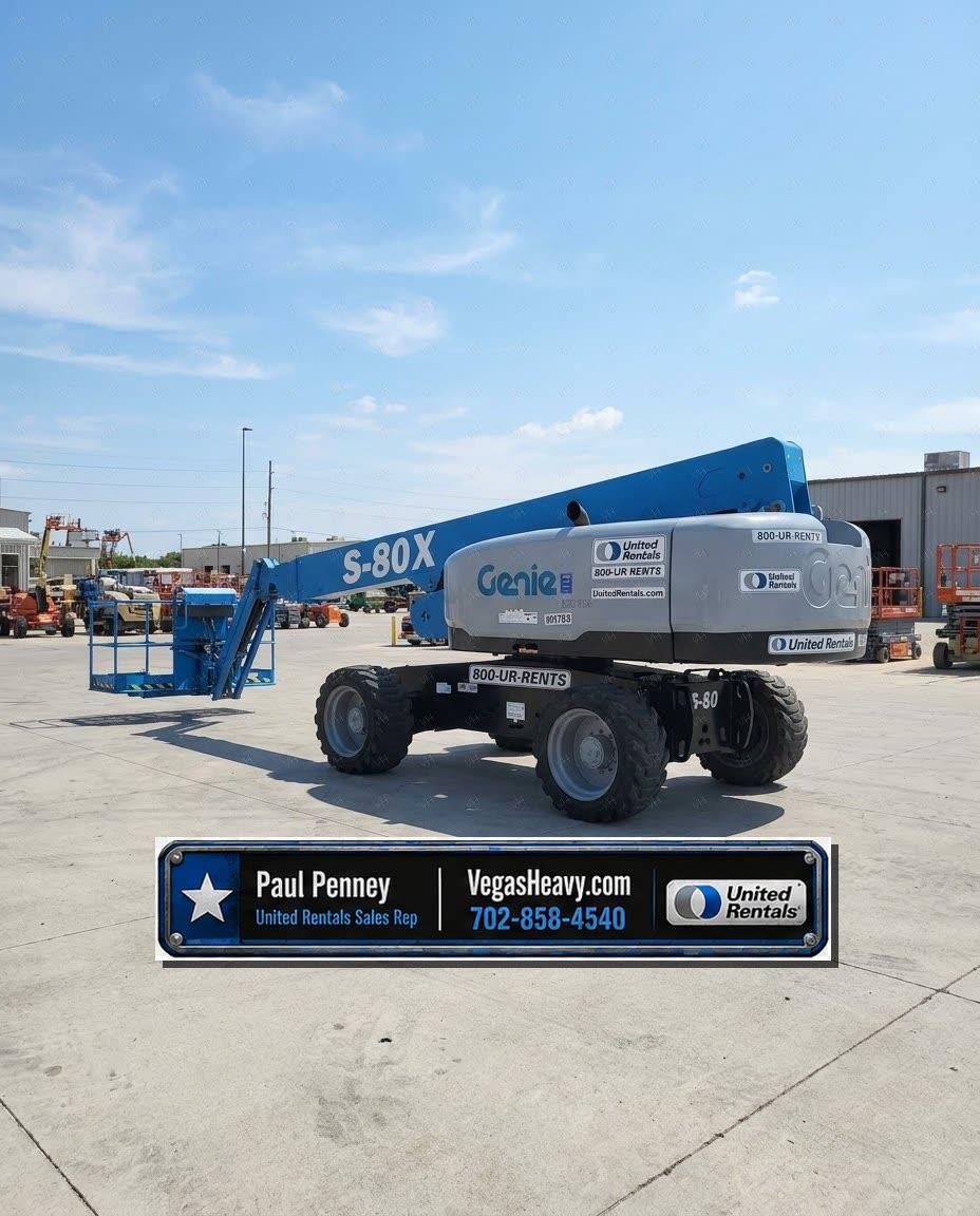 2017 Genie S-80X BOOM 76-80' TELESCOPIC