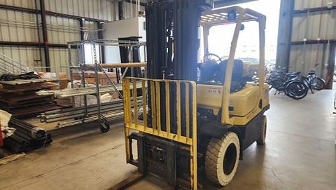 2017 HYSTER H50FT Forklift Whse 5000# Pneu Gas/Lp Quadmast