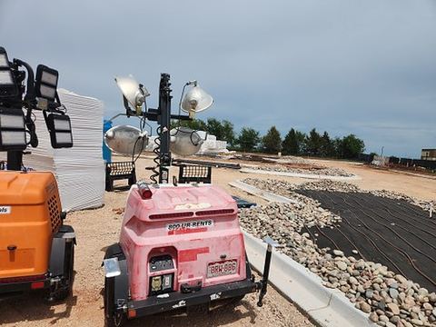 2017 MAGNUM PRO MLT6SM Light Tower,4-7Kw Vert Mast