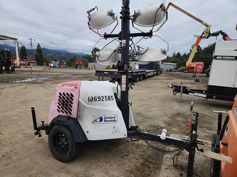 2017 MAGNUM PRO MLT6SM Light Tower,4-7Kw Vert Mast
