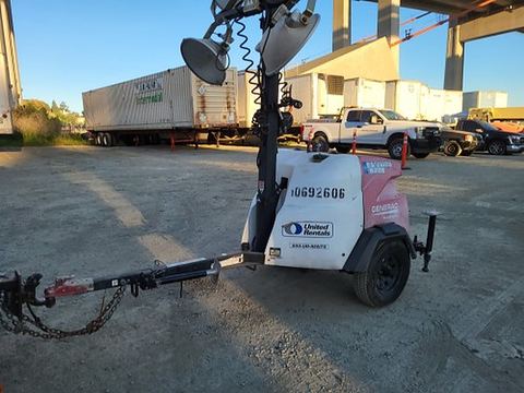 2017 MAGNUM PRO MLT6SM Light Tower,4-7Kw Vert Mast
